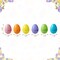 120 PCS/ 180 PCS Easter Plastic Fillable Eggs in 6 Assorted Colors